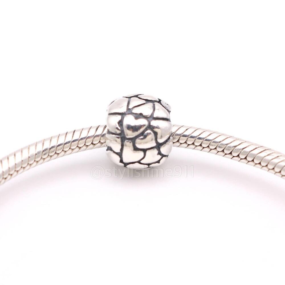 Authentic Pandora Sterling Silver Multiple Hearts… - image 4